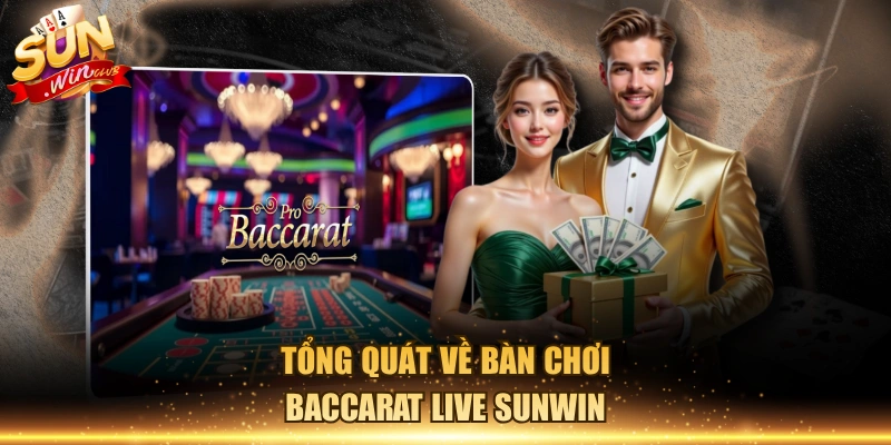 Tổng quát về bàn chơi Baccarat live Sunwin 