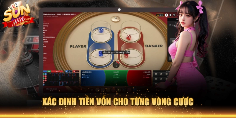 Xác định tiền vốn cho từng vòng cược